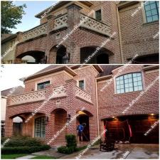 2 Story Brick Home with Concrete Window Casing Cleaining in Houston, TX 0