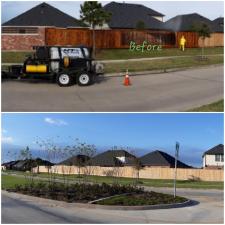 Entire Subdivision Wood Fence Cleaning in Richmond, TX 0